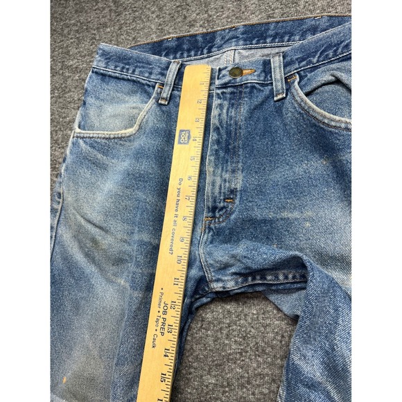 Rustler Jeans Mens 32x30 Blue Regular Fits 32x26 Straight Denim Workwear 87619PW - Picture 3 of 16